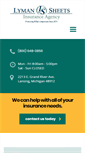 Mobile Screenshot of lymansheets.com