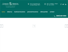 Tablet Screenshot of lymansheets.com